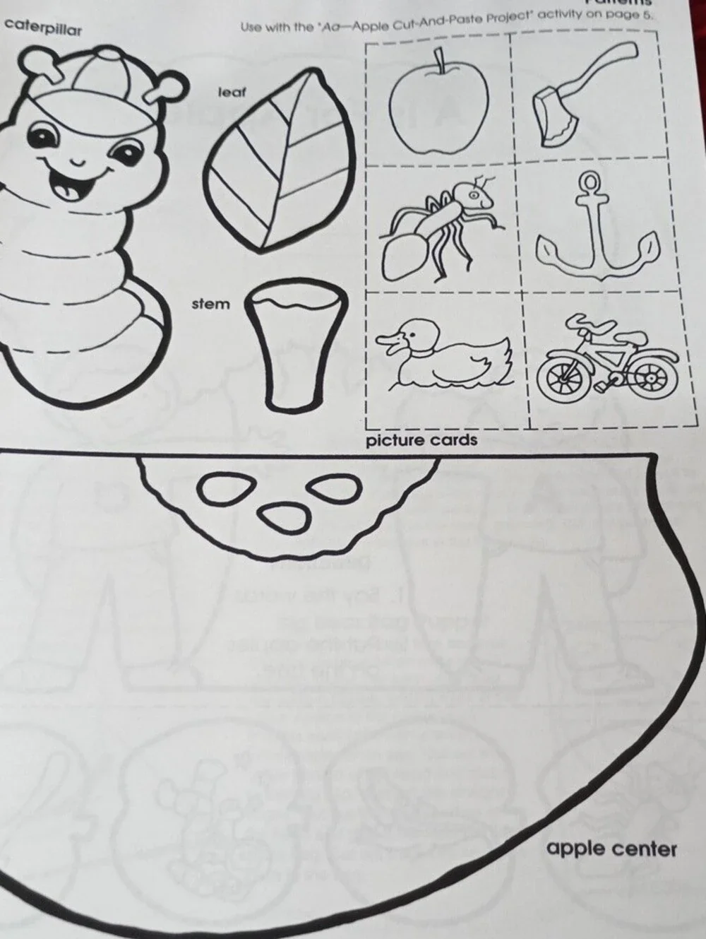 Letter of the Week Activity Book - Blue Cover -